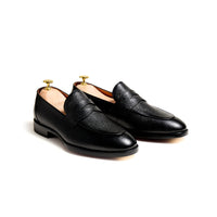 Artisan Penny Loafers - Black (CROC BLK)