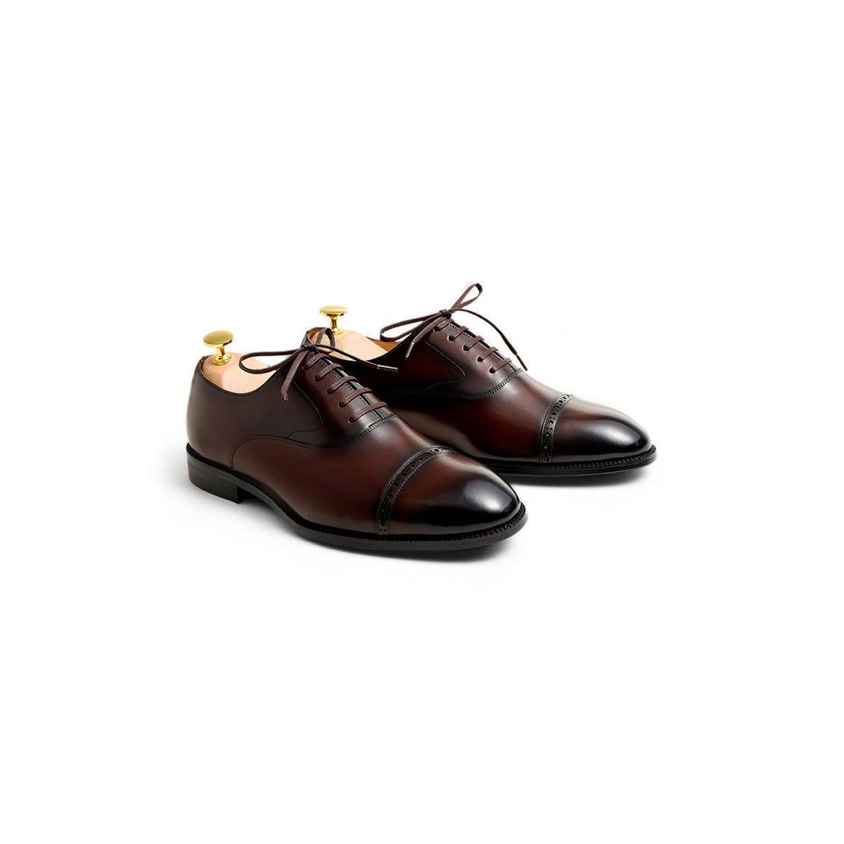 Kollar Captoe Oxfords - Brown (BRN)