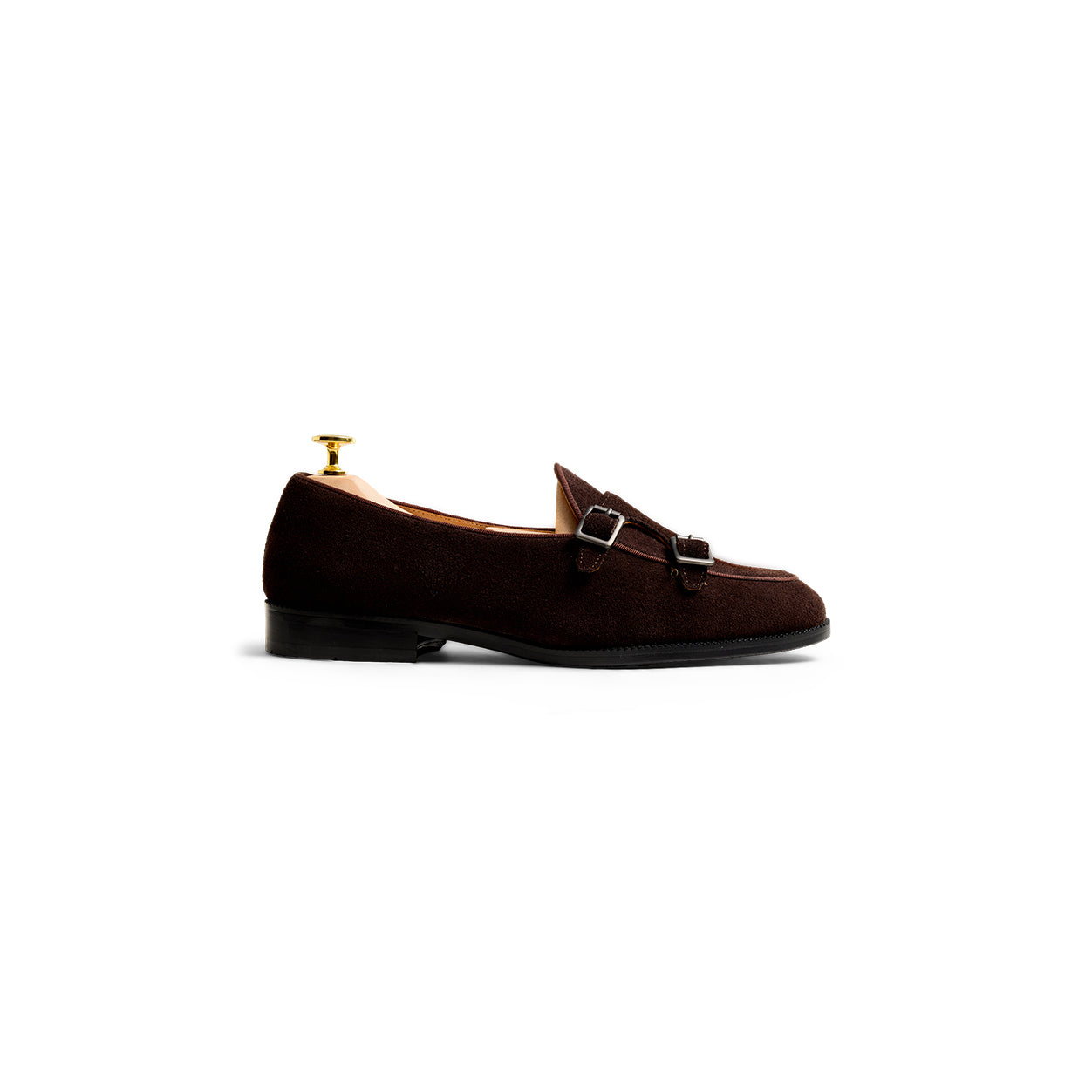 Kollar Double Monk Loafers - Chocolate (CHOS)