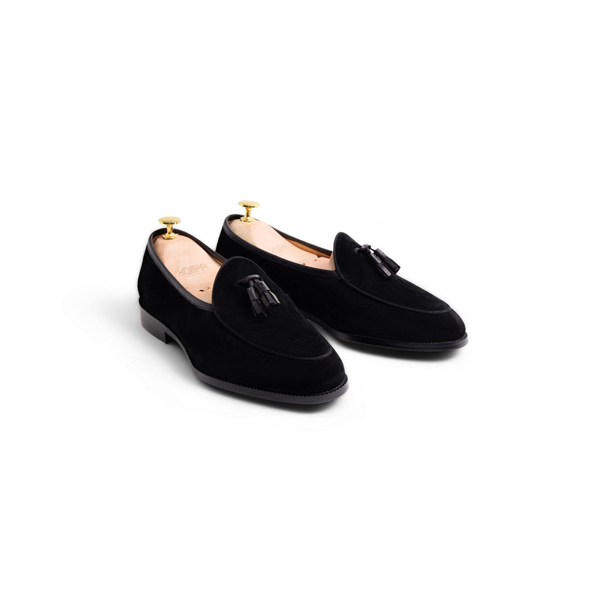 Kollar Tassel Loafers - Black (BLK)