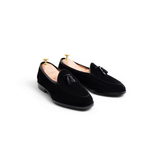 Kollar Tassel Loafers - Black (BLK)