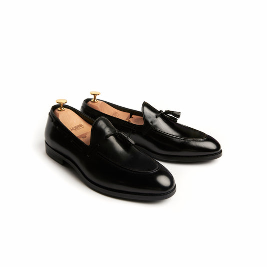 Charlie Tassel Loafers - Black (BLK)