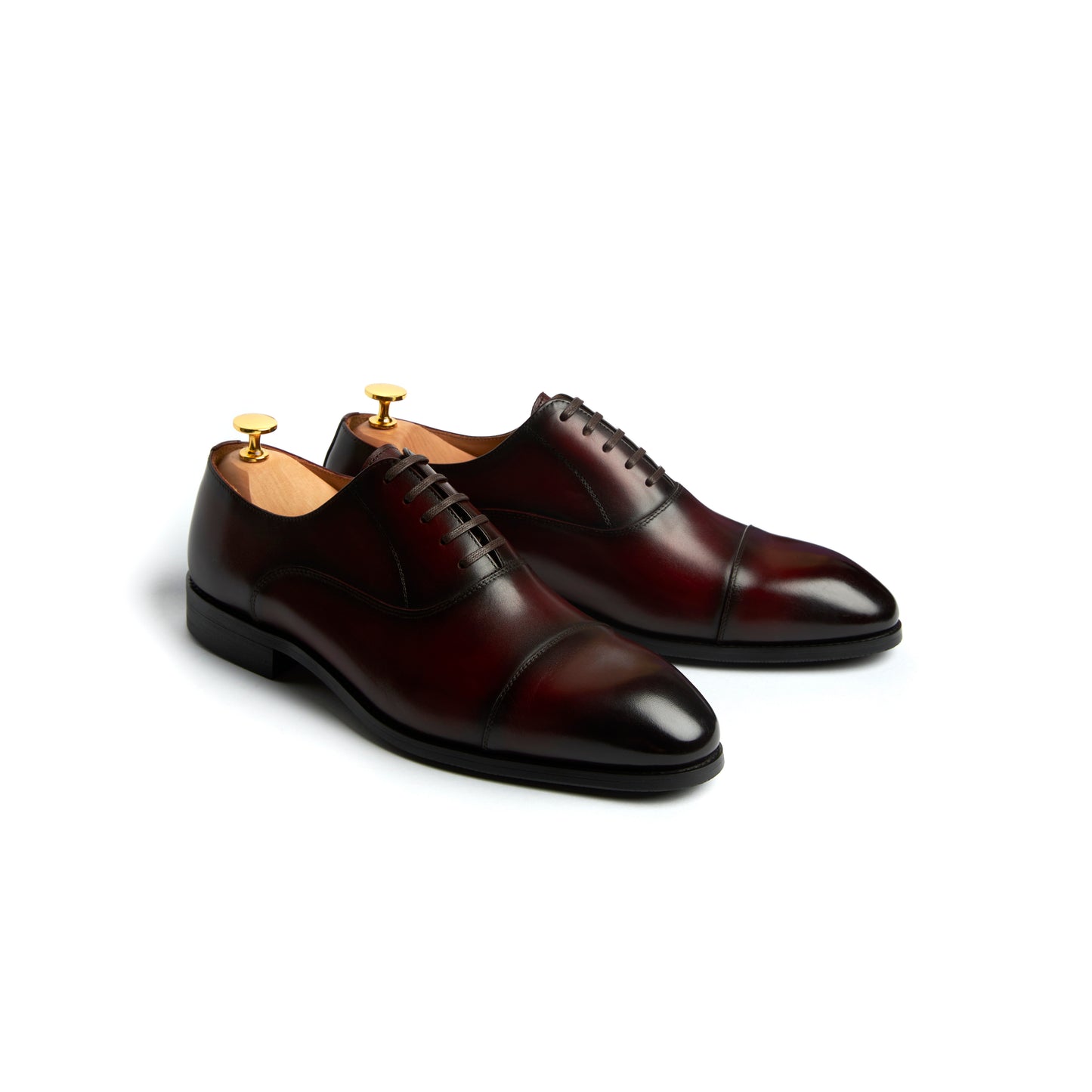 Suitman Captoe Oxfords - Burgundy (BGD)